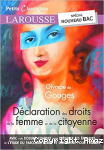 Déclaration des droits de la femme et de la citoyenne