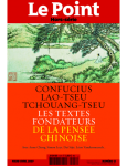 Confucius, Lao-Tseu, Tchouang-Tseu : les textes fondateurs de la pensée chinoise