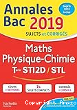 Annales Bac 2019 sujets et corrigés Maths Physique-Chimie Term STI2D STL
