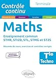 Mathématiques enseignement commun Terminale technologique