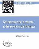 Sciences de la nature et les sciences de l'homme